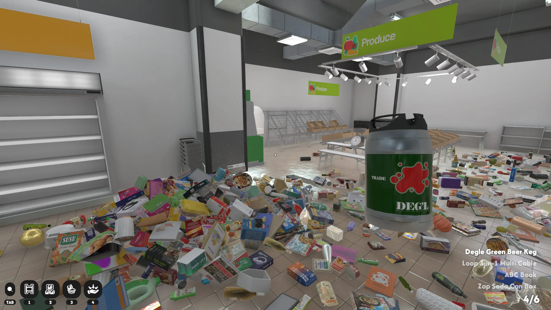 Supermarket Chaos beginner guide — how to play, price tags, and first-day stocking on Steam